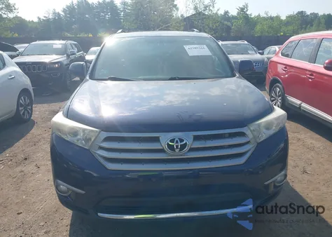2013 Toyota Highlander Se V6 из США, поврежденный, VIN 5TDBK3EH6DS269027